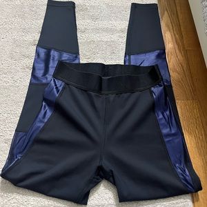 Alala Black and purple seamless leggings